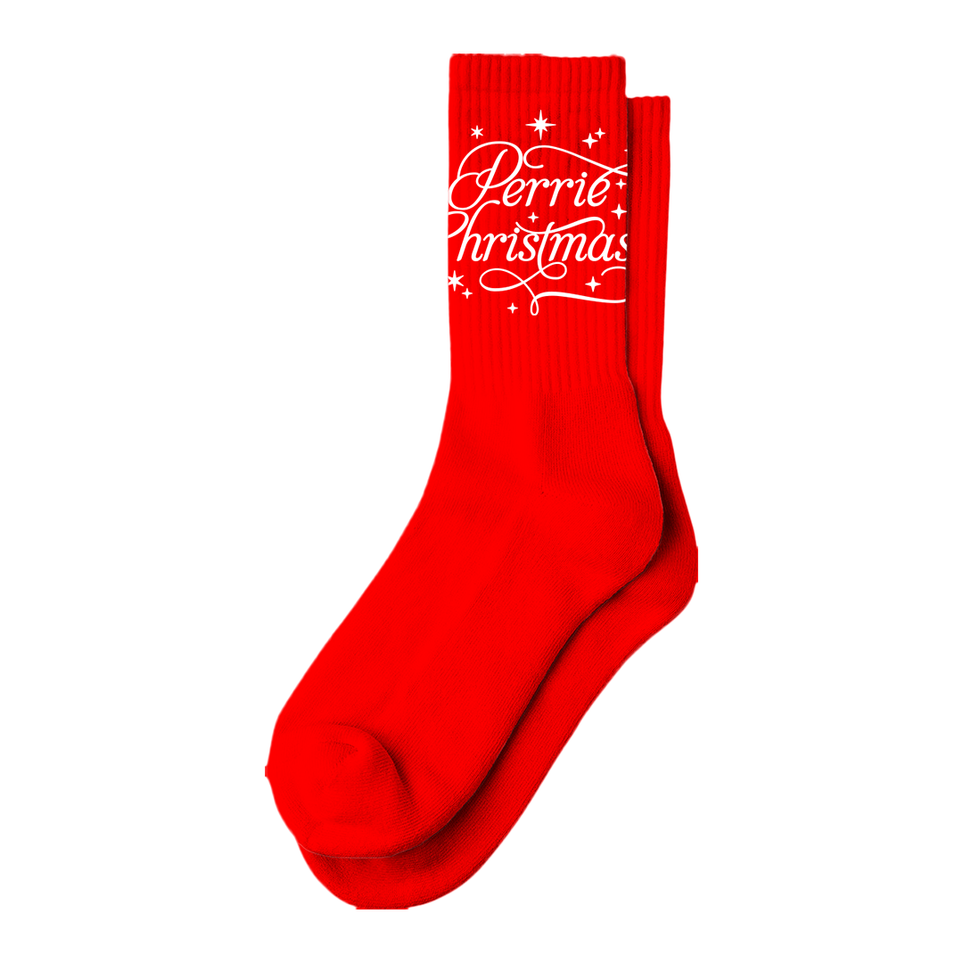Perrie Christmas | Red Socks