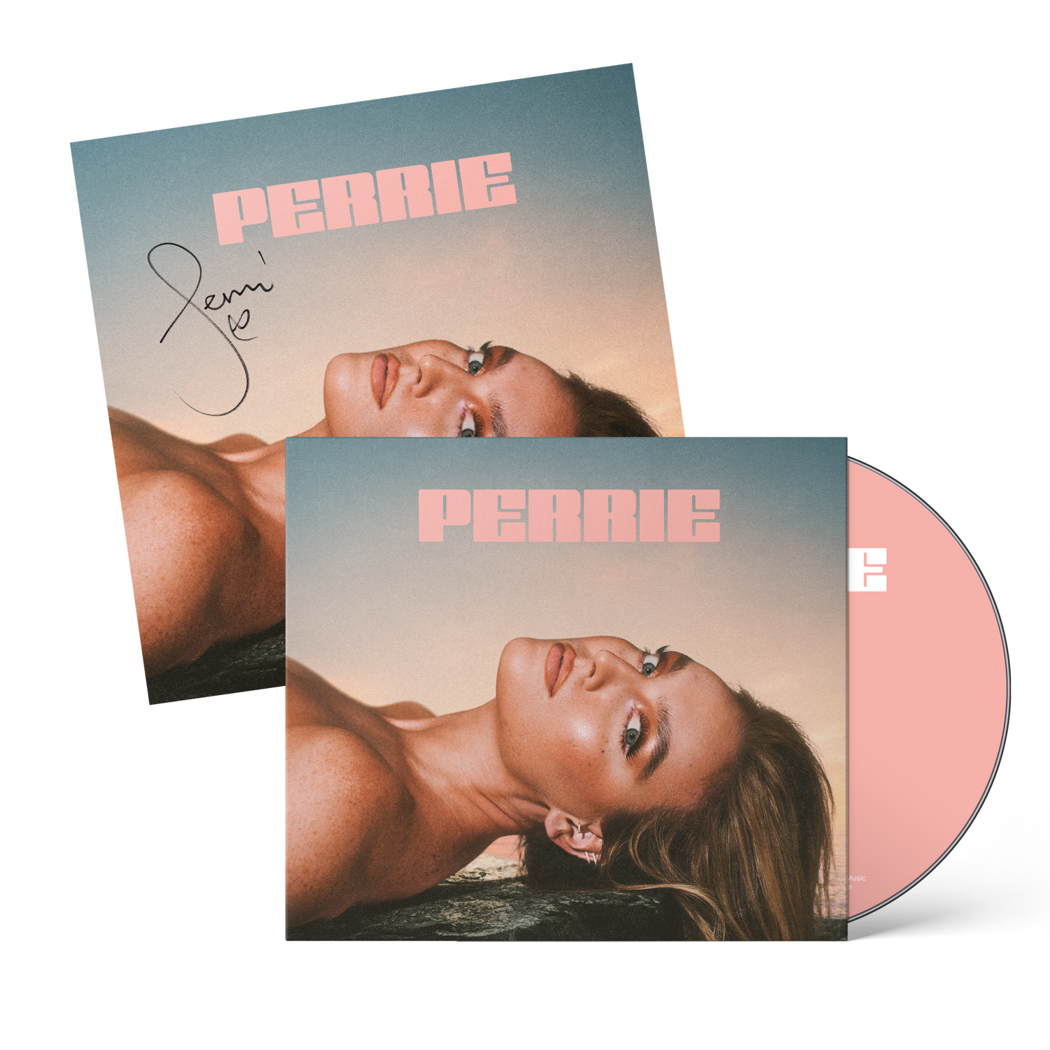 Perrie - CD packshot + signed insert