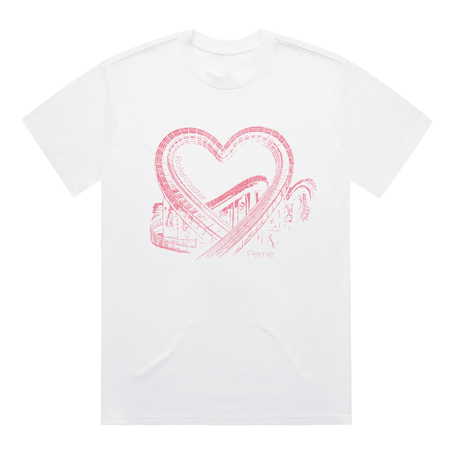 Rollercoaster Love | White T-Shirt