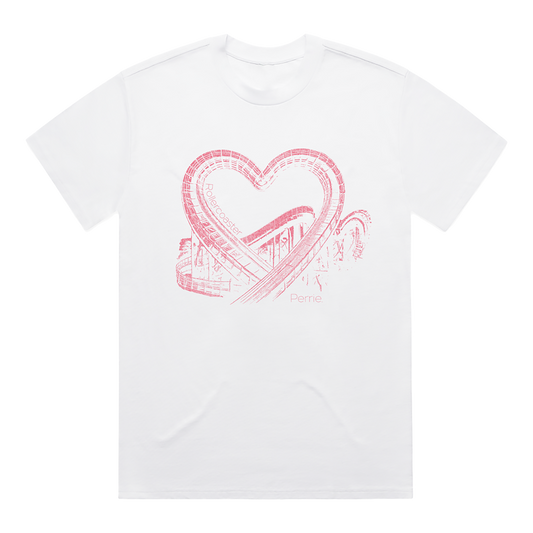 Rollercoaster Love | White T-Shirt