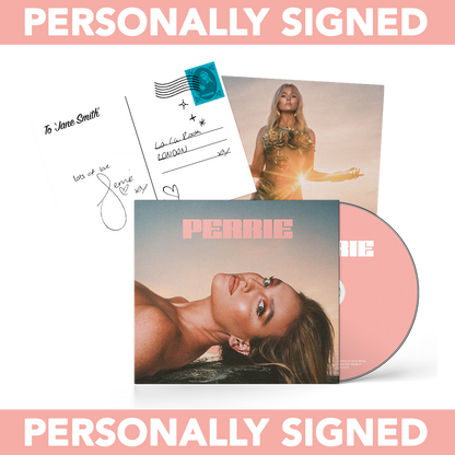 Perrie | Signed CD + Personalised Post Card
