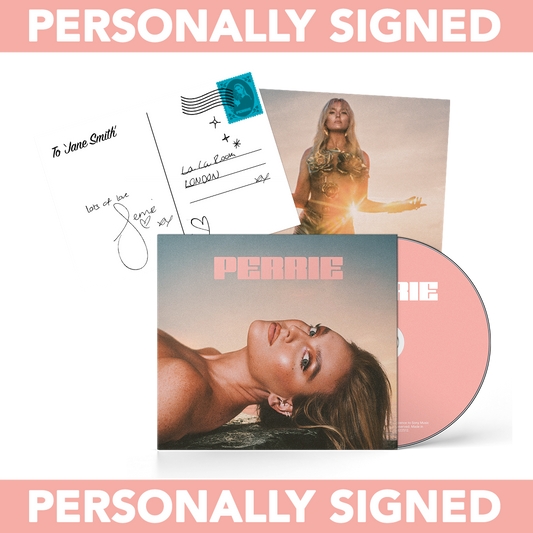 Perrie | Signed CD + Personalised Post Card